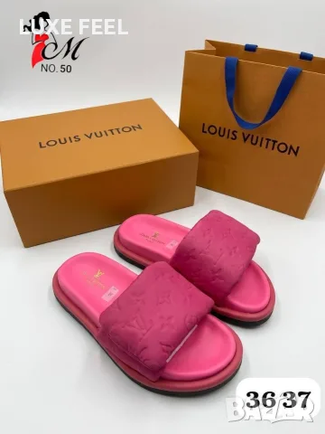 Louis Vuitton ⚜️ Gucci ⚜️Дамски Чехли 