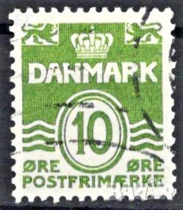 Дания, 1950 г. - пощенска марка, подпечатана, 1*1