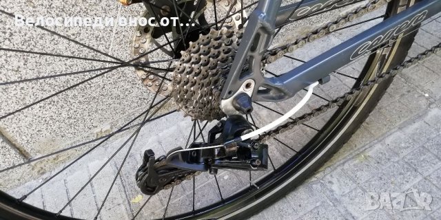 алуминиев велосипед carrera 26 цо 2x8 ск shimano аиро капли две дискови сперачки много запазено , снимка 3 - Велосипеди - 38145911
