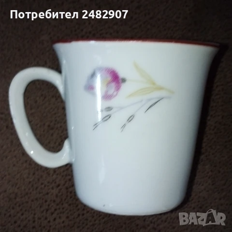 Комплект ретро чашки за кафе - 2 броя, снимка 6 - Чаши - 51382586