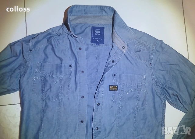 G-STAR RAW - оригинална риза "L", снимка 4 - Ризи - 54139495
