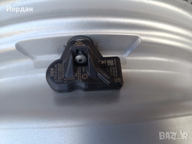 ОРИГИНАЛНИ джанти 17 ' цола 5x120 BMW / БМВ ЕТ30 8J + датчици F10 F11 E90 E91, снимка 13 - Гуми и джанти - 54221646