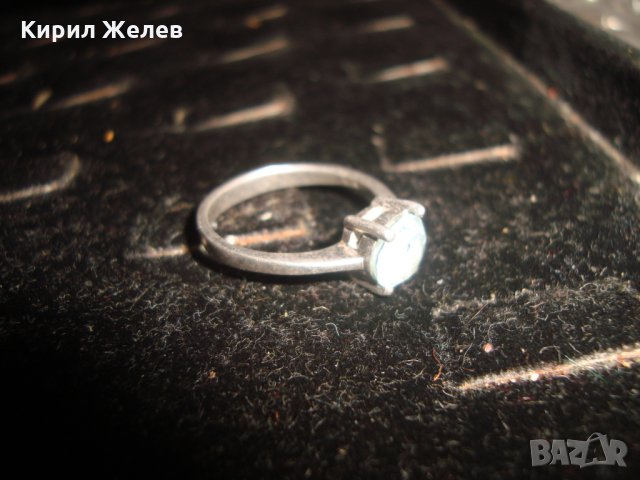 СРЕБЪРЕН НЕЖЕН АРТ ПРЪСТЕН СРЕБРО 925 с ФАСЕТИРАН ЦИРКОН 26218, снимка 10 - Пръстени - 33737127