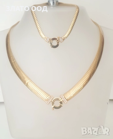 Сетове  ТЕНИС от бяло или жълто ЗЛАТО 14К, снимка 9 - Колиета, медальони, синджири - 52226032