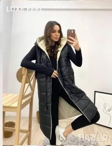✨ Дамски Дълги Елеци ✨, снимка 2 - Елеци - 55995042