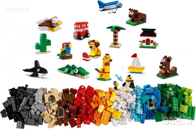 НОВО ЛЕГО 11015  Класик - Около света LEGO 11015 Classic- Around the World 11015, снимка 2 - Конструктори - 37973806