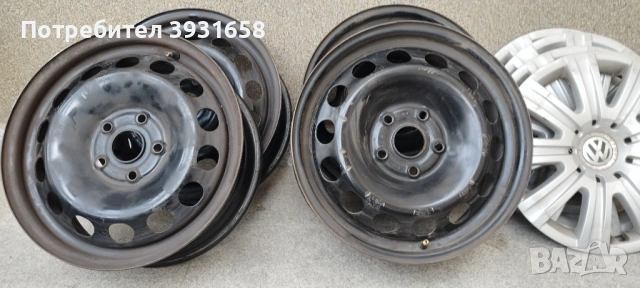 Железни джанти за VAG групата плюс 4 оригинални таса