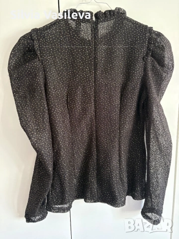 Дамска блуза с лъскав ефект, снимка 6 - Ризи - 54319075