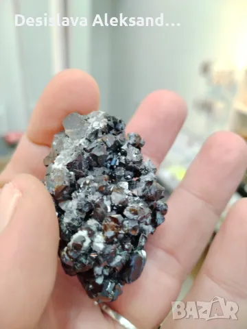 Клеофан с кварц от Мадан , снимка 2 - Колекции - 49484736