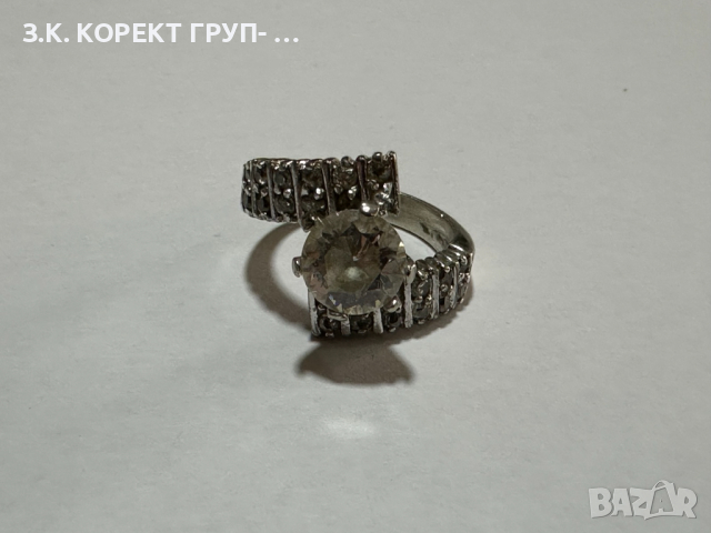 Дамски сребърен пръстен 925, 6,94гр, снимка 3 - Пръстени - 44555187