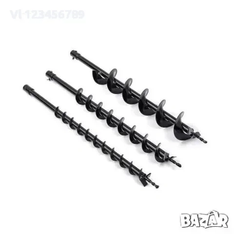 Свредло за Почва спирала 100мм 120мм 150 200мм 250мм диаметър, снимка 3 - Градинска техника - 53921776