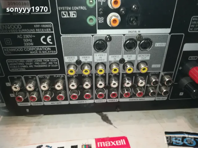 KENWOOD KRF-V6060D RECEIVER-ВНОС SWISS 2810241657LNWCR, снимка 12 - Ресийвъри, усилватели, смесителни пултове - 47749484