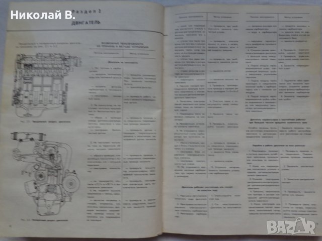 Книга ръководство по ремонт на автомобили ВаЗ 2108/2109 на Руски език 1990 год., снимка 5 - Специализирана литература - 36934067