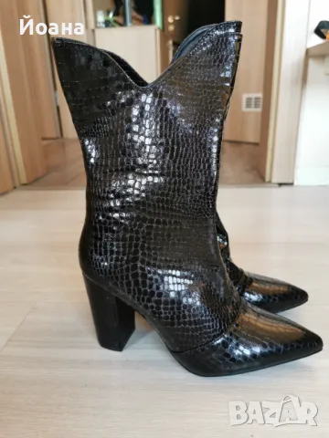 Ботуши елегантни, снимка 3 - Дамски ботуши - 47694404