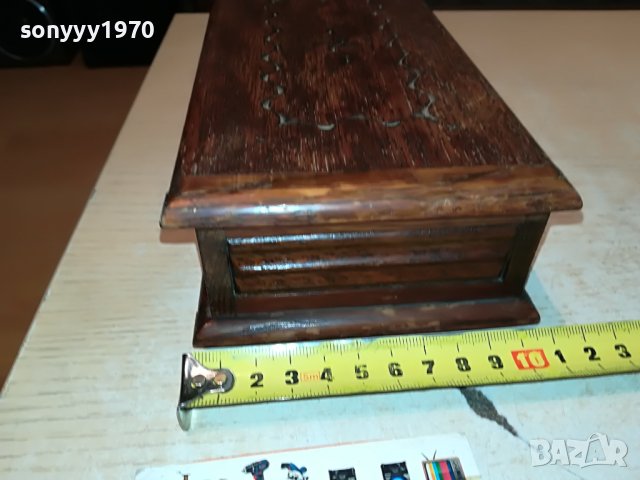 TALLENT-ENGLAND ДЪРВЕНА КУТИЯ С ЛОГО ОТ АНГЛИЯ 0705231127, снимка 10 - Антикварни и старинни предмети - 40616648