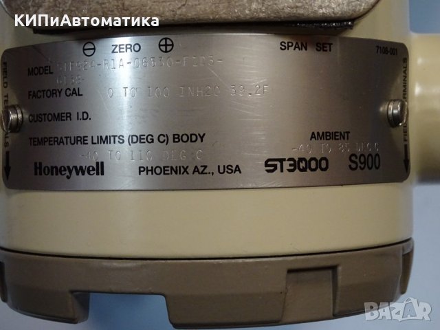 трaнсмитер Honeywell St3000 smart S900 pressure transmitter STF924-R1A, снимка 11 - Резервни части за машини - 35322281