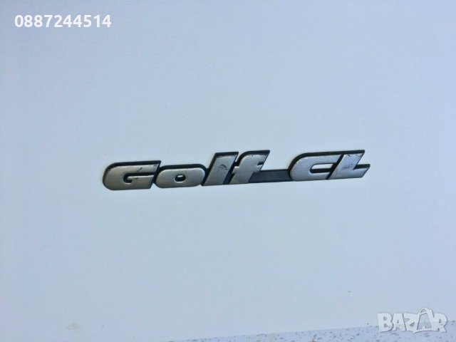емблема  VW GOLF CL , снимка 5 - Части - 37591389