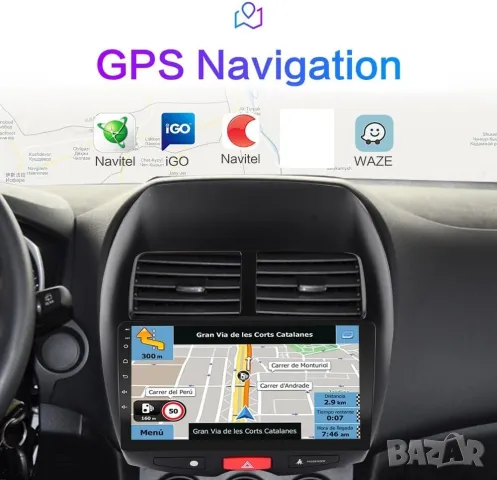 Мултимедия за Mitsubishi ASX 1, Android, Навигация, ASX1, Андроид, плеър, 2DIN, 2010-2016 година, снимка 4 - Аксесоари и консумативи - 49779423