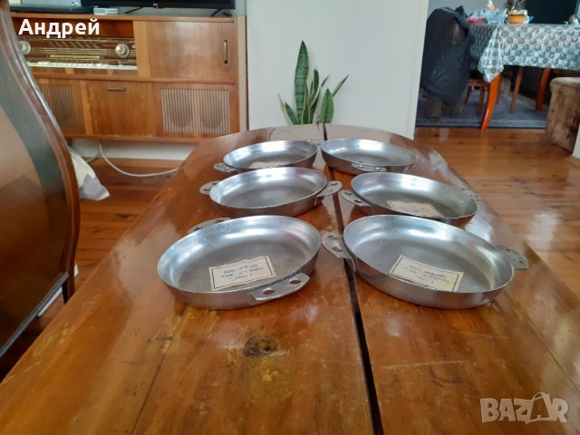 Стара неръждаема паница,паници,неръждавейка #2, снимка 5 - Антикварни и старинни предмети - 31289167