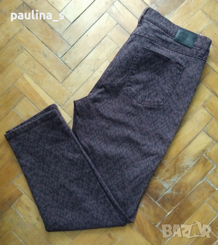 Дамски еластични дънкови панталони / цветни дънки / голям размер , снимка 10 - Дънки - 36550214