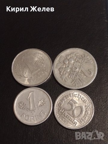 Лот монети от цял свят 4 броя ПОЛША, ГЕРМАНИЯ, УНГАРИЯ ЗА КОЛЕКЦИОНЕРИ 32084