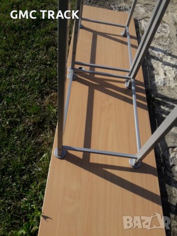 Барплот,етажерка,работен плот,помощна маса,кухненска количка - модулна метална основа, снимка 4 - Етажерки - 29454457