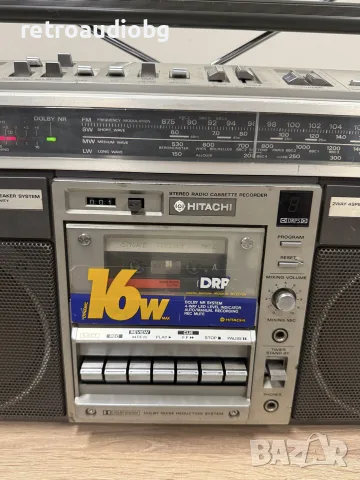 🔈Ретро радиокасетофон HITACHI TRK-8190 E - Boombox - профилактиран🔈
, снимка 4 - Радиокасетофони, транзистори - 56074100