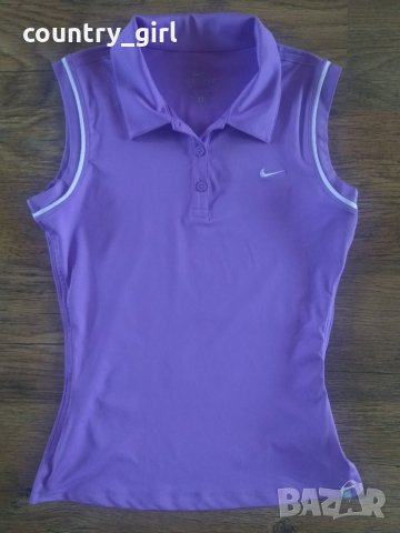 Nike Smash Sleeveless Polo Tenis   - страхотен дамски потник, снимка 4 - Потници - 30003258