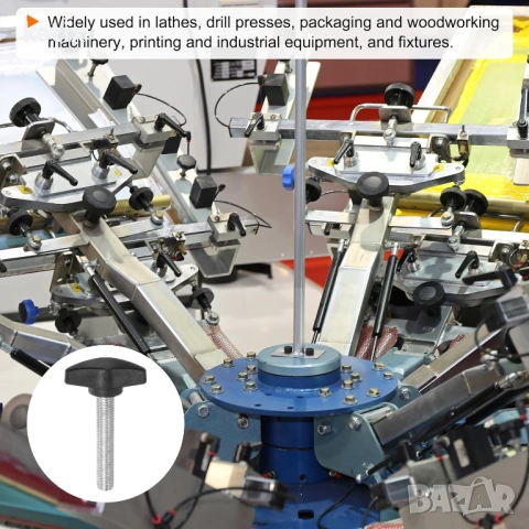 Т-образен винт с палец M8 x 40 мм стандартна мъжка резба, снимка 3 - Железария - 53041031