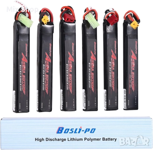 Нова Високомощна Еърсофт батерия 11.1V LiPo презареждаща, 1300mAh 3S 25C , снимка 7 - Друга електроника - 52140415