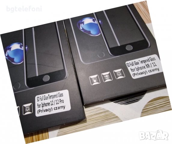 Privacy 5D протектор за iPhone 12/12 Pro,11,XR,13/13 Pro/Pro Max/14+, снимка 7 - Фолия, протектори - 38940858