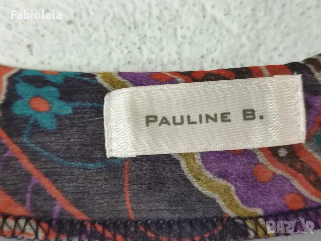 Pauline B silk blouse L, снимка 2 - Блузи с дълъг ръкав и пуловери - 48844885