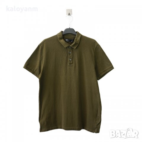 Bershka тениска с яка - размер S, снимка 1 - Тениски - 38001278