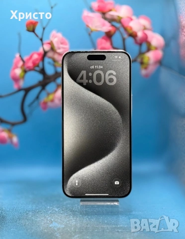 Apple iPhone 15 Pro Max, 256GB, 5G, White Titanium  , снимка 5 - Apple iPhone - 54169164