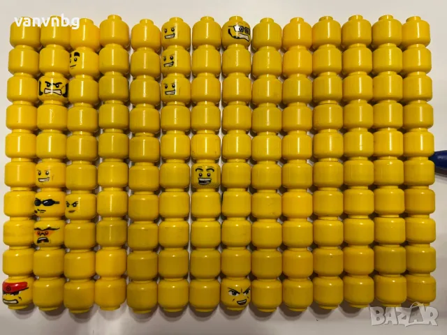 Lego глави 140 броя, снимка 2 - Конструктори - 55879216