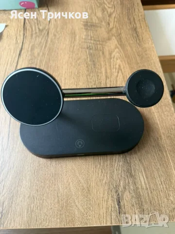 Стойка за безжично зареждане 3в1 Magsafe