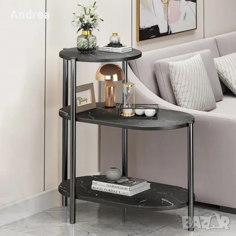 Тристепенена помощна масичка за дома и офиса, снимка 2 - Маси - 48881541