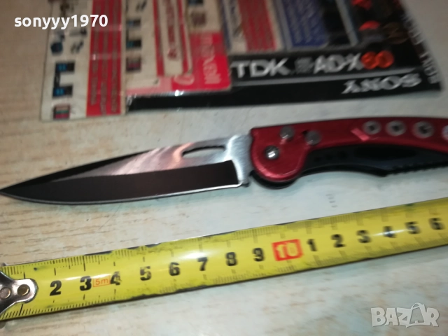 АВТОМАТИЧНА НОЖКА-ЧЕРВЕНА 0509251312, снимка 10 - Ножове - 51615047