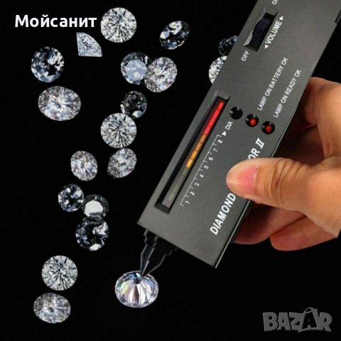 Диамант Мойсанит 05 карата 5мм, снимка 6 - Други - 40366824