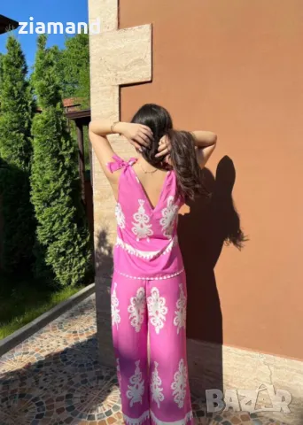 Летен сет комплект панталон и потник, снимка 5 - Туники - 48024886