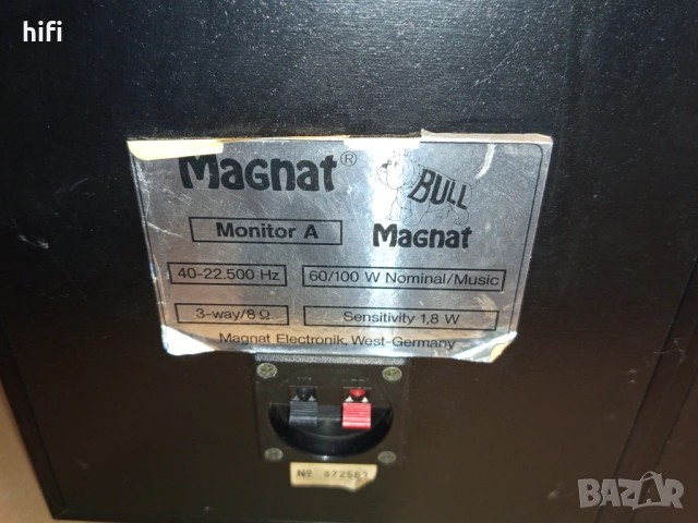 Трилентови тонколони Magnat Monitor A, снимка 4 - Тонколони - 54282686