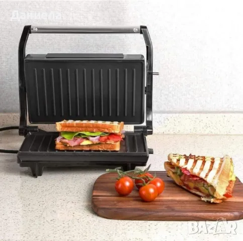 Бързонагряващ контактен грил тост 700W, снимка 5 - Скари - 48997527