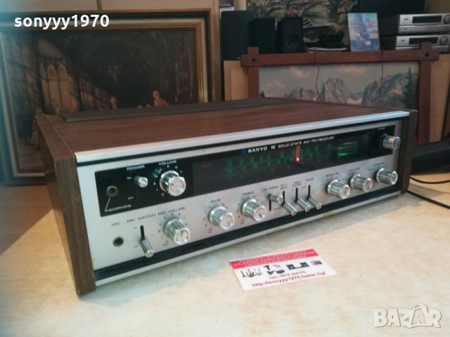 sanyo-japan ретро ресивър 0303210827, снимка 5 - Ресийвъри, усилватели, смесителни пултове - 32021580