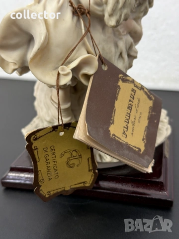 Италианска фигура Capodimonte скулптор Bruno Merli №8032, снимка 6 - Антикварни и старинни предмети - 53996627