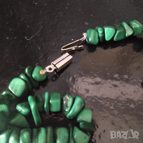 Гривна и колие естествен малахит Русия   НАМАЛЕНИЕ , снимка 4 - Бижутерийни комплекти - 38262640