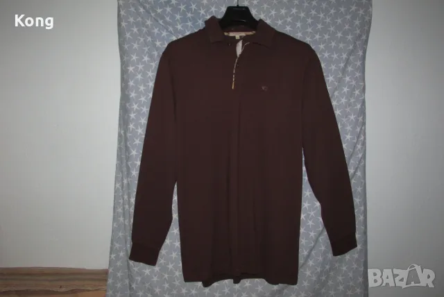 НОВА мъжка горница Burberry London Original Ралф Лоурен дълъг ръкав Ralph Lauren Cashmere Бърбъри , снимка 11 - Спортни дрехи, екипи - 56104861