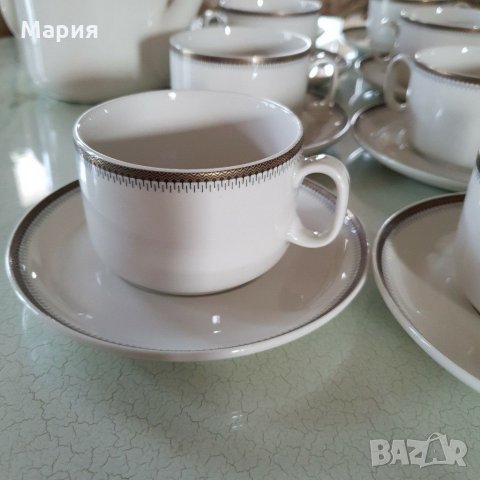 Красив немски сервиз за чай.032, снимка 2 - Антикварни и старинни предмети - 29870349