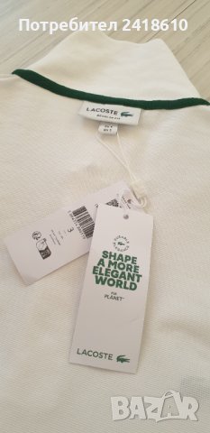 Lacoste  Regular Fit  Pique Cotton Mens Size 3 - S НОВО! ОРИГИНАЛ! Мъжка Тениска!, снимка 16 - Тениски - 44156912