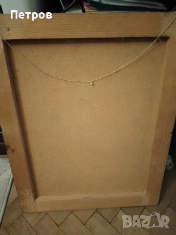 картина фазер масло 53/43см, снимка 2 - Антикварни и старинни предмети - 44373121