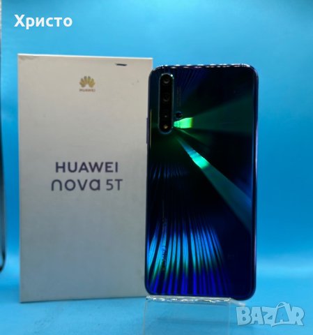 Huawei NOVA 5T, Dual SIM, 128GB, 6GB RAM, 4G, Crush Blue, снимка 4 - Huawei - 42847052